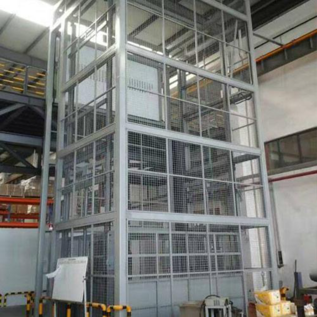 广水导轨式升降平台货梯